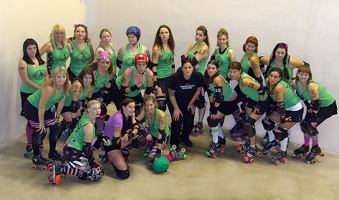 RollerGirls Travel Team Portrait