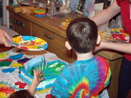 Cutting the cake