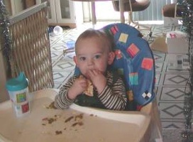 Nicolas eating