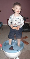 Nicolas soaking his tired feet.jpg