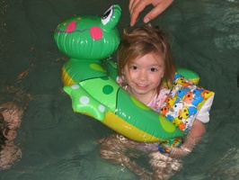 Stelli in her floatie