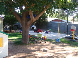 Bike riding area.  