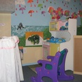 Another view of our Role Play area.  We have a kitchen with pretend food, dishes, microwave, mixer, blender...etc.  This is a gr