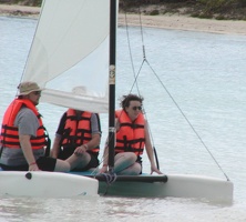 Chris, Scott, Mark, and Amy sailing2