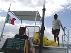 Enrique &amp; Sergio on parasailing boat 