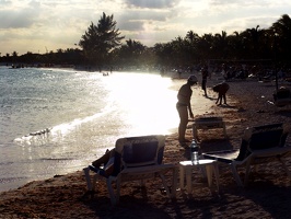 Almost sunset on the beach