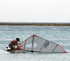 Julie sailboarding 2