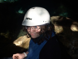 Travis in the cenote