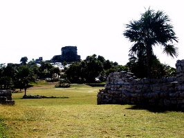 Looking East towards &amp;quot;el castillo&amp;quot; (far center).