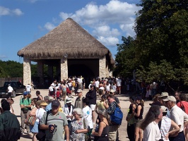 By the time we were done at Tulum the lines (and the crowds) had become much larger.