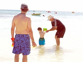 Family photo from Cancun, 2006