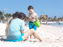 Family photo from Cancun, 2006