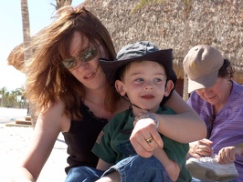 Family photo from Cancun, 2006