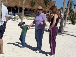 Family photo from Cancun, 2006