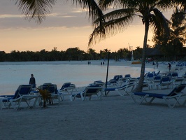 sunset on the water