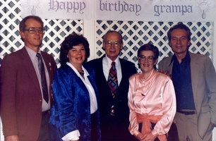 Mark, Patsy, Grampa, Mary Beth, and Dick.