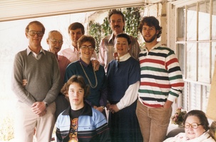 Mark, Grandpa, Chris, Bailey's ex, Liz, Richard, Bailey, Bill, and Margo