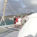 Mark helping raise the sail