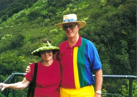 Mom and Dad in Hawaii (not sure)