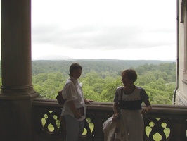  Mansion porch overlooking Blue Ridge Mts   
