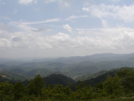 A View from porch of private home   