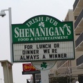    Clever name for pub at Ocean City Beach.