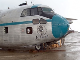 Air America prop airplane at Wendover airport