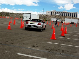 Blind maze race