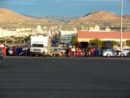 Driver's meeting after the car show