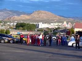 Driver's meeting after the car show