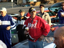 Driver's meeting after the car show