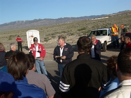 Driver's meeting, race day