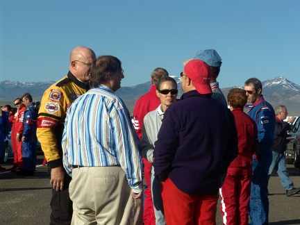Driver's meeting, race day