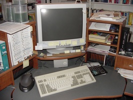 New desk layout.