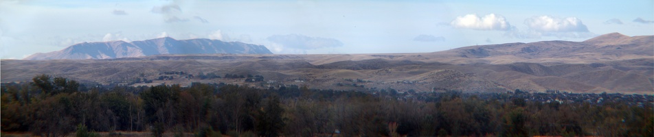 Panorama of the Northern Mountains from the West Bench