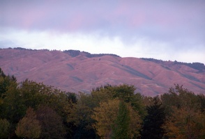 Boise Foothills at sunset 1