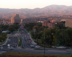 Multiple matts of Boise downtown