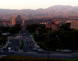 Multiple matts of Boise downtown