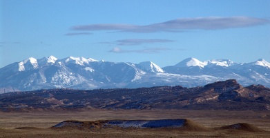 Mountains north of Moab, Utah