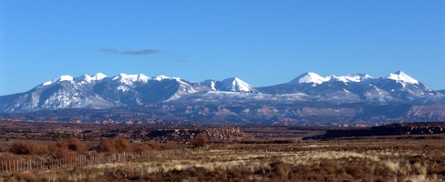 Mountains north of Moab, Utah