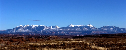 Mountains north of Moab, Utah