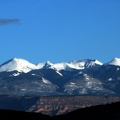 La Sal mountains from just north of Moab, Utah