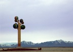 Sculpture at Bonneville Salt Flats, Utah