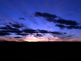 Sunset near Green River, Utah