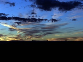 Sunset near Green River, Utah