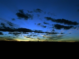 Sunset near Green River, Utah