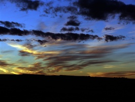 Sunset near Green River, Utah