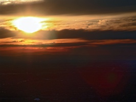 October sunset from Table Rock