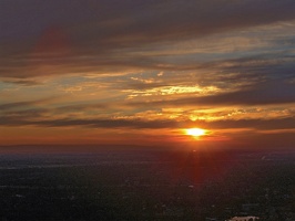 October sunset from TableRock