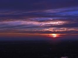 October sunset from Table Rock